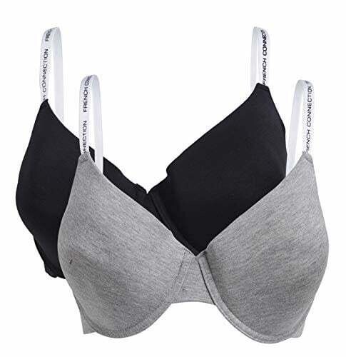 French Connection 2Pk Tailored Padded Push-Up Bra, 32D