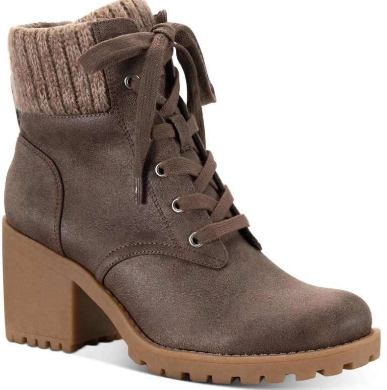 Sun and Stone Women&#39;s Block Heel Boots, 7.5