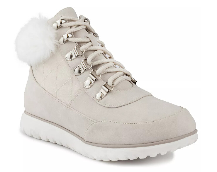 Karen Scott Woomen&#39;s Fuax Fur Ankle Boots, 9