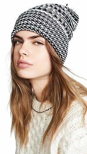 Rebecca Minkoff Patchwork Jacquard Beanie