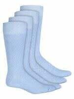Alfani Mens Light Blue Dress Socks (4PK)