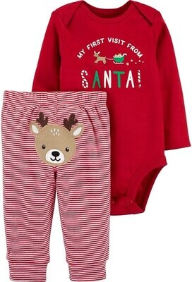Carter's My First Visit from Santa Top, 3m