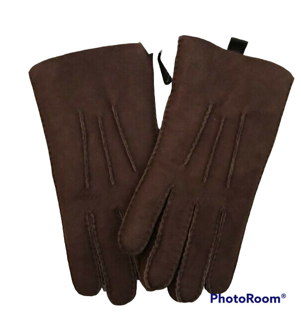 UGG Men&#39;s Shearling Leather Gloves, M