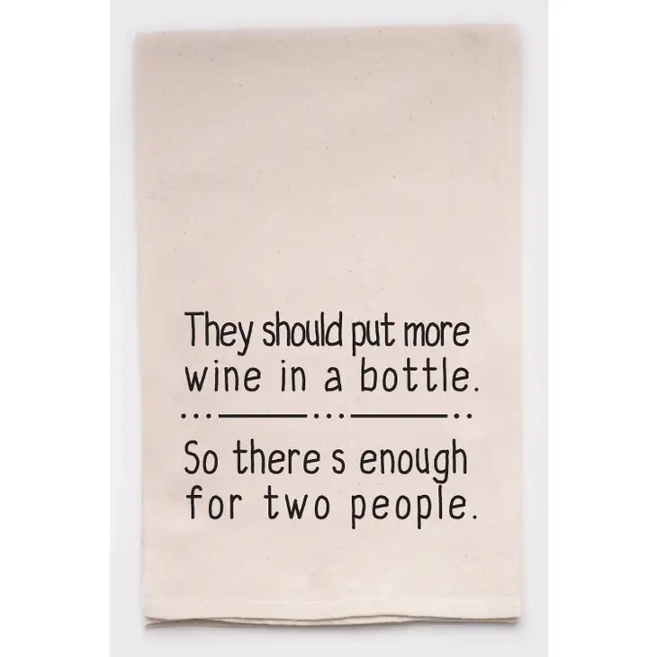 More Wine Towel