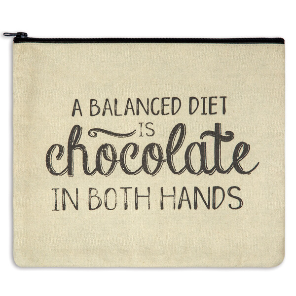 Chocolate in Both Hands Travel Bag
