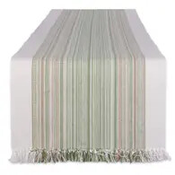 Runner Striped Fringe Thyme