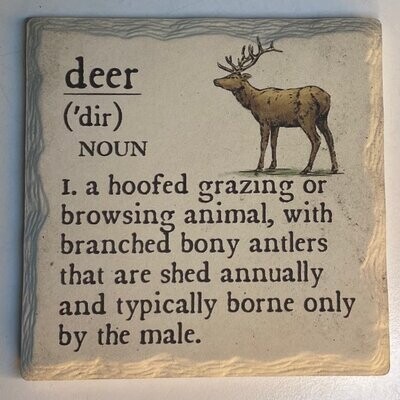 Deer Stone Coaster
