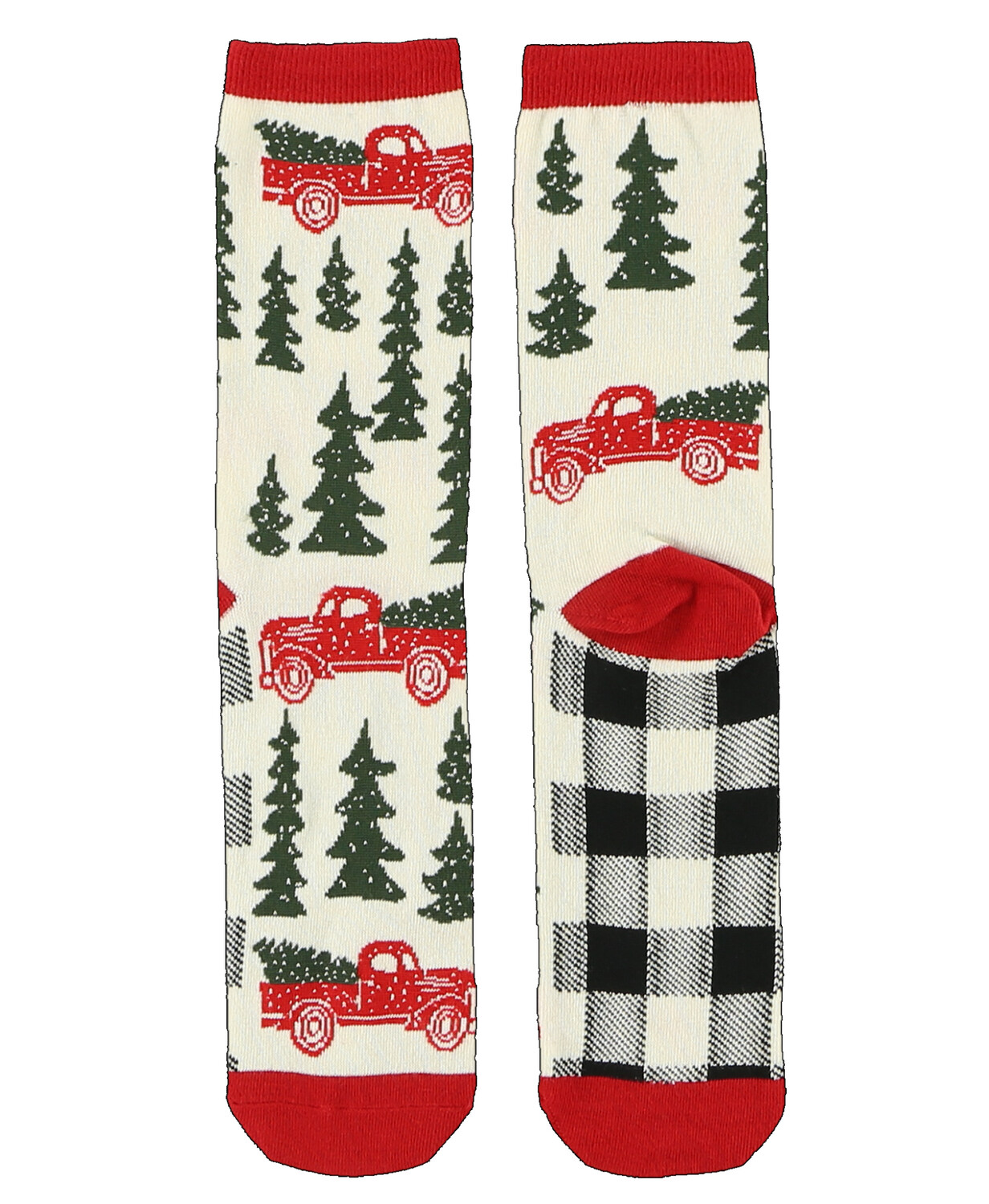 Truck Plaid Socks