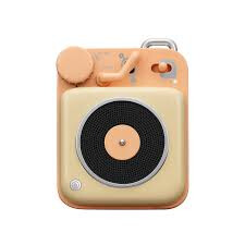 Muzen Button Speaker Yellow