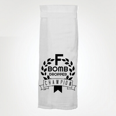 F Bomb Dropper Towel