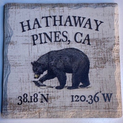 Hathaway Pines Stone Coaster