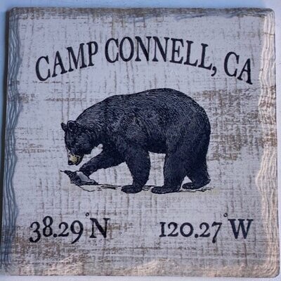 Camp Connell Stone Coaster