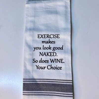 Exercise v Wine Towel