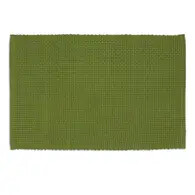 Placemat Green Chunky Weave