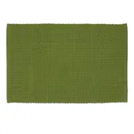Placemat Green Chunky Weave