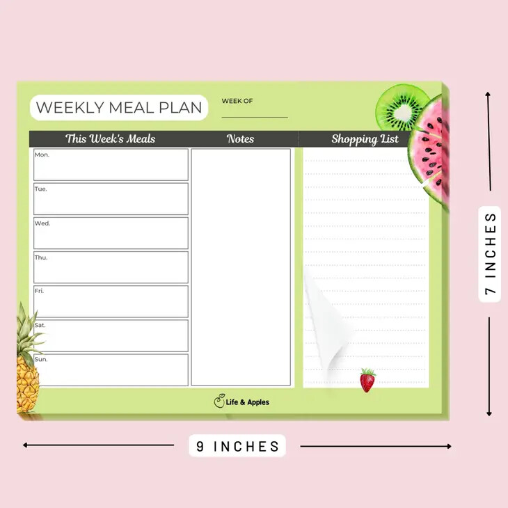 Meal Planning Notepad