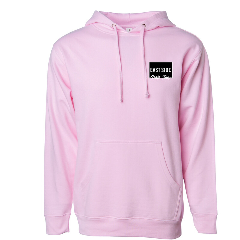 East Side Skate Shop Box Script Hoody Pink