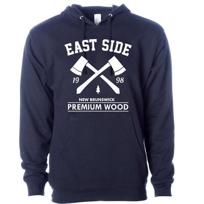 East Side Premium Wood Hoody Navy