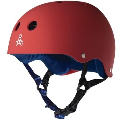 T8 Sweatsaver Helmet Red Rubber