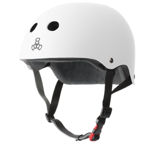 T8 Certified Helmet White Rubber