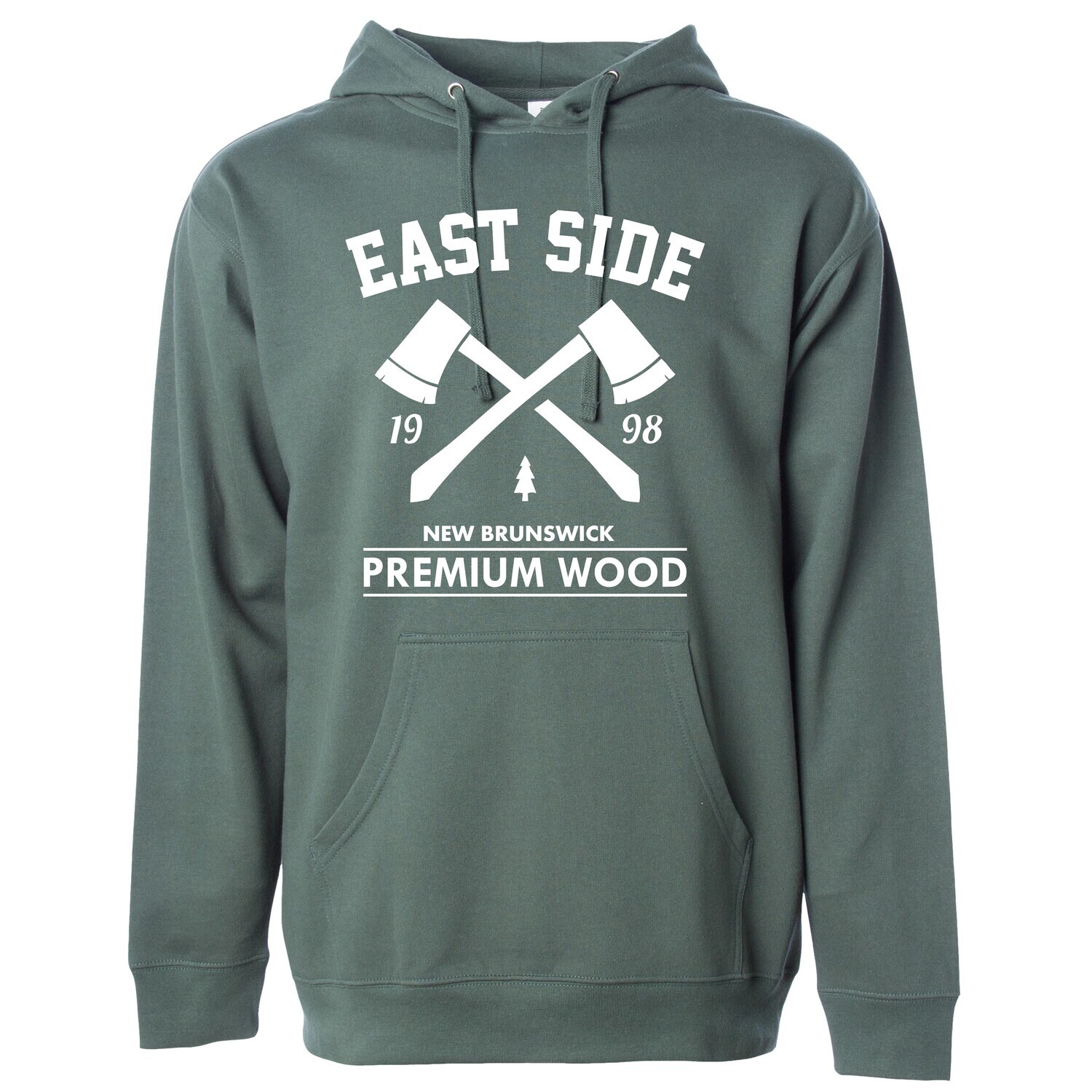 East Side Premium Wood Hood Forest Green