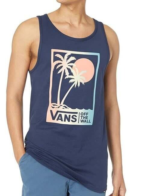 Vans Boxed Palms Tank Dress Blues