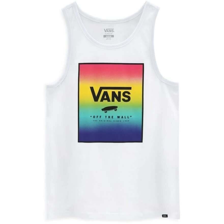 Vans Print Box Tank Top White Spectrum