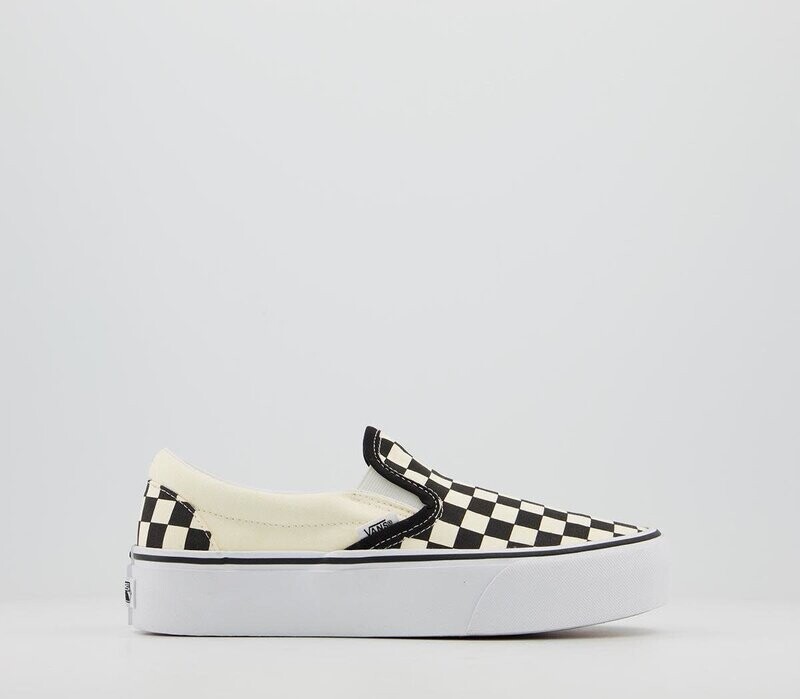 Vans Slip On Platform Checkerboard