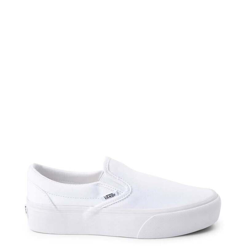 Vans Slip On Platform White