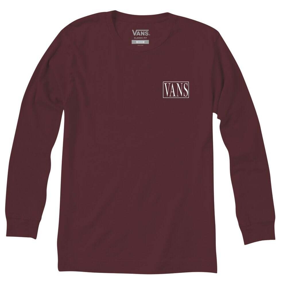 Vans Rose Box LS Burgundy