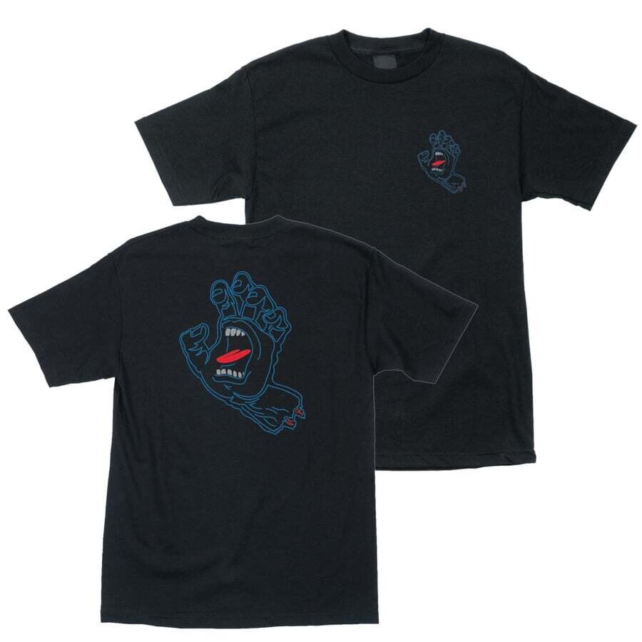 Santa Cruz Void Hand Tee Black