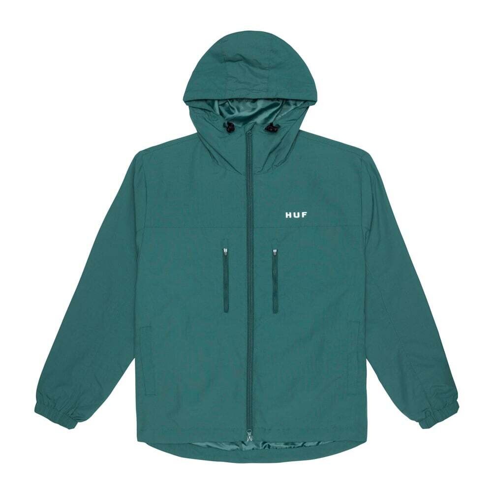 Huf Essentials Zip Standard Shell Jacket Sycamore