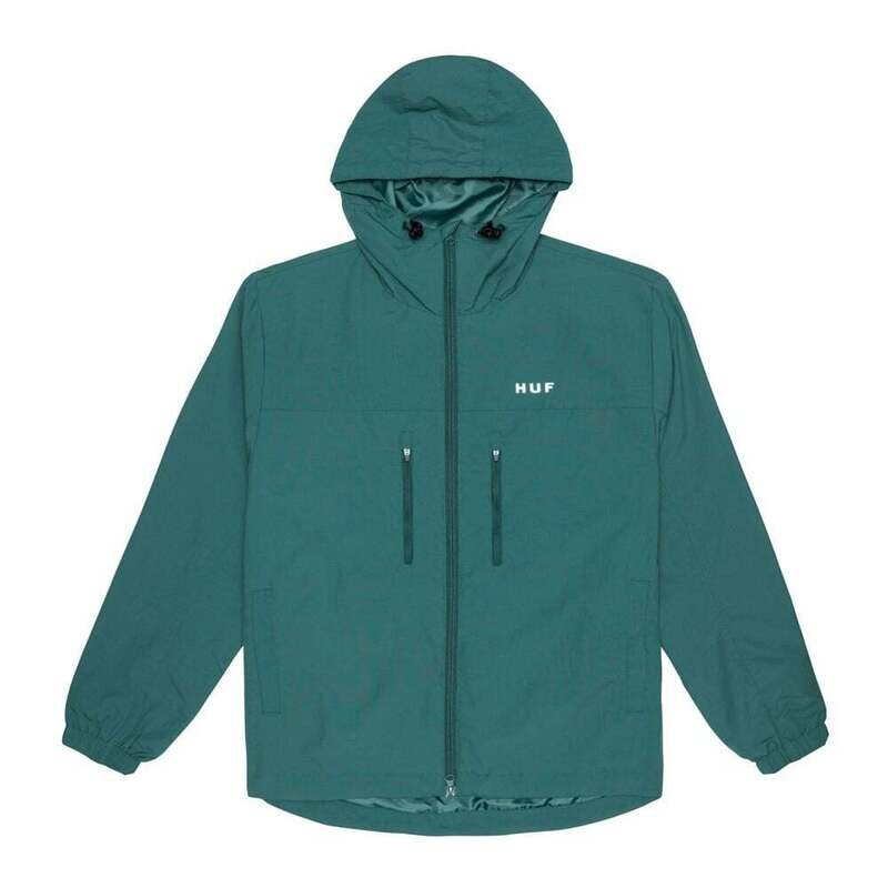 Huf Essentials Zip Standard Shell Jacket Sycamore