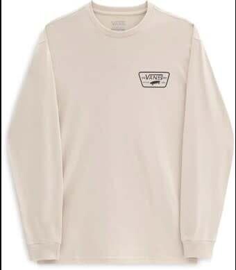 Vans Full Patch Back LongSleeve Oatmeal