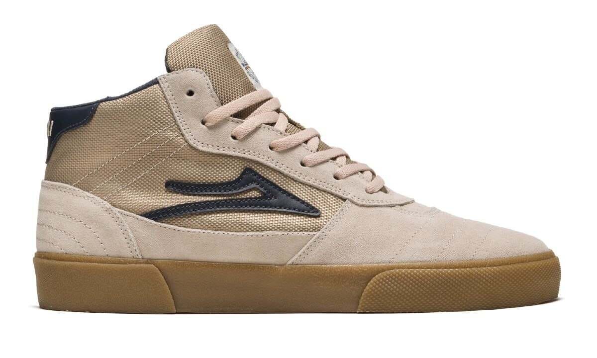 Lakai Cambridge Mid CREAM/NAVY SUEDE