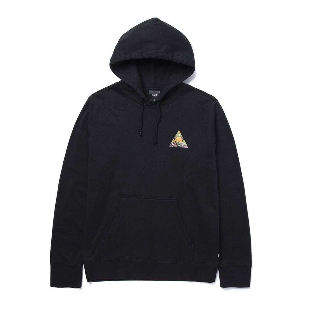 Huf NEW DAWN TT P/O HOODIE	BLACK