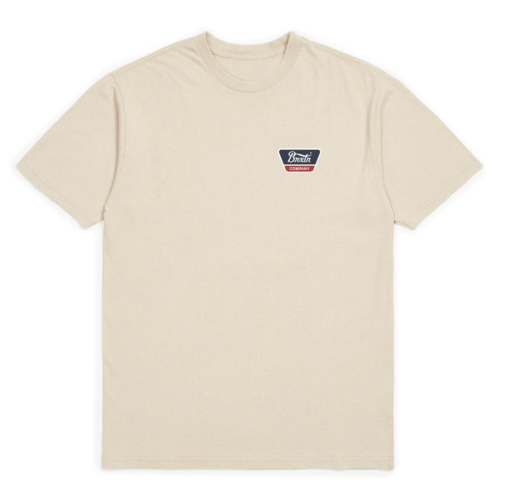 Brixton Linwood Tee Cream