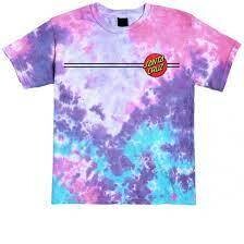 Santa Cruz Youth Classic Dot Tee Cotton Candy