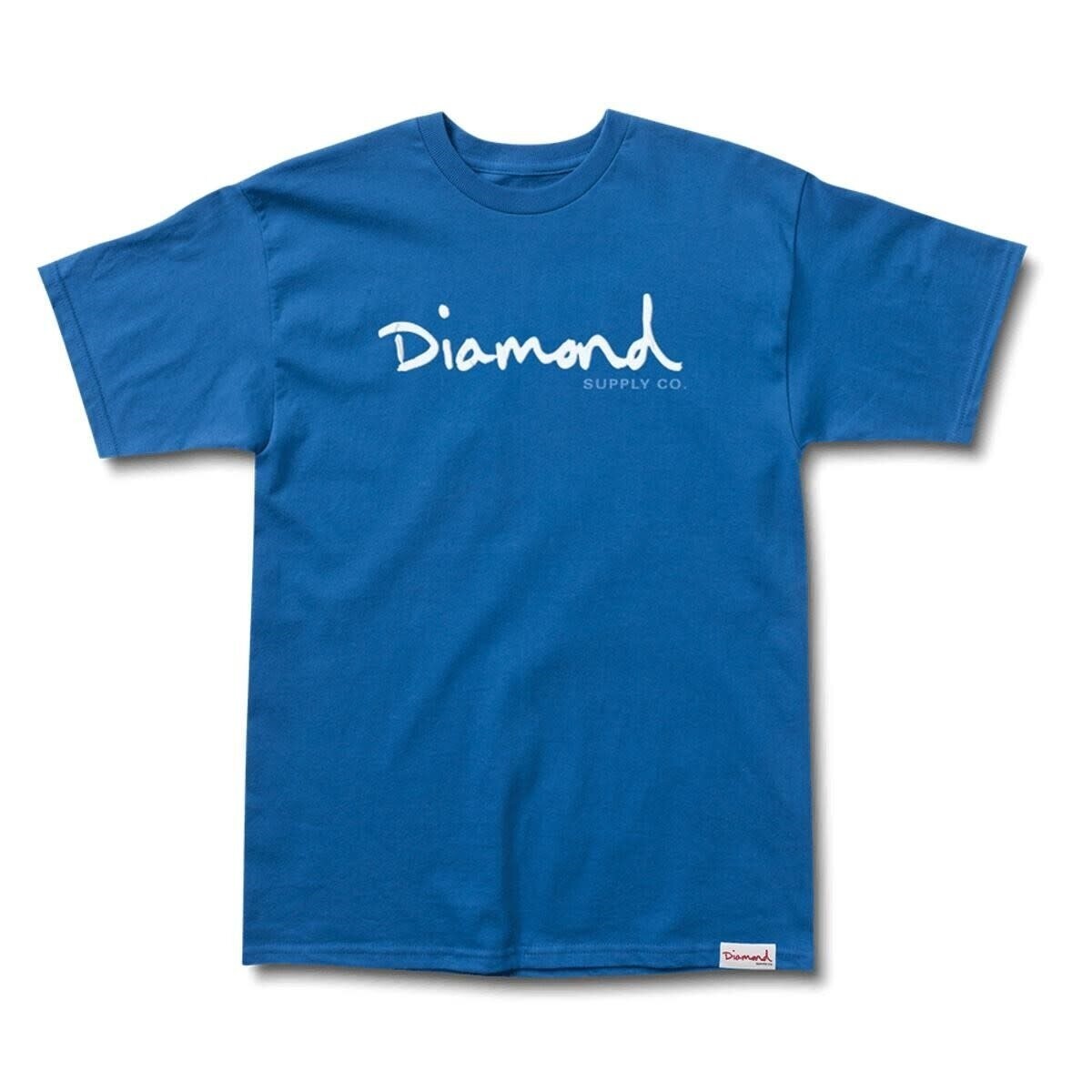 Diamond OG Script Tee Royal Blue
