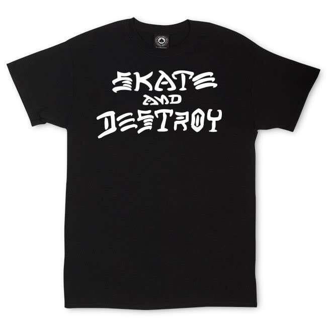 Thrasher SAD Logo Tee Black
