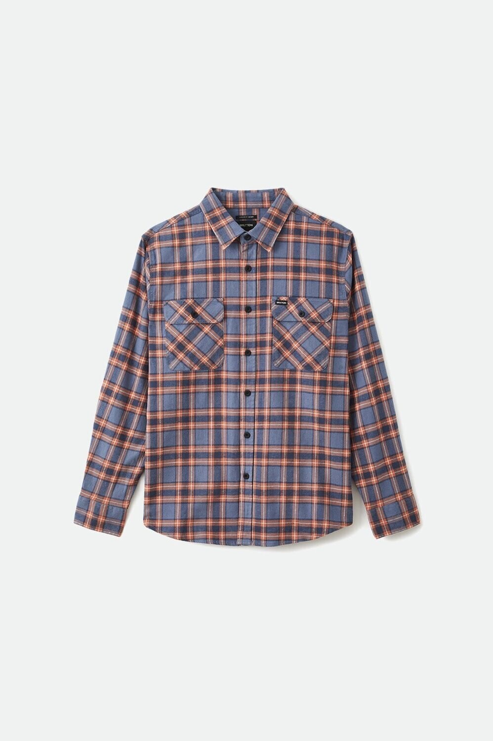 BOWERY STRETCH L/S X FLANNEL - Slate Blue