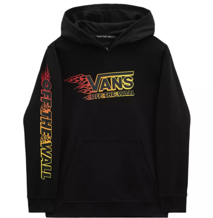 Vans B METALLIC FLAME Youth Hood Black 