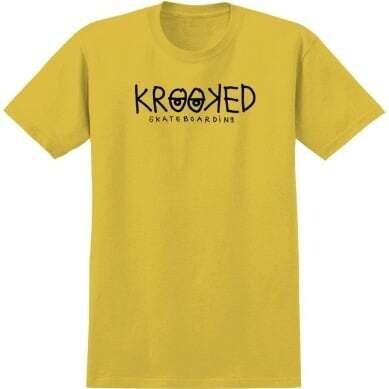 Krooked Eyes Tee Mustard Black