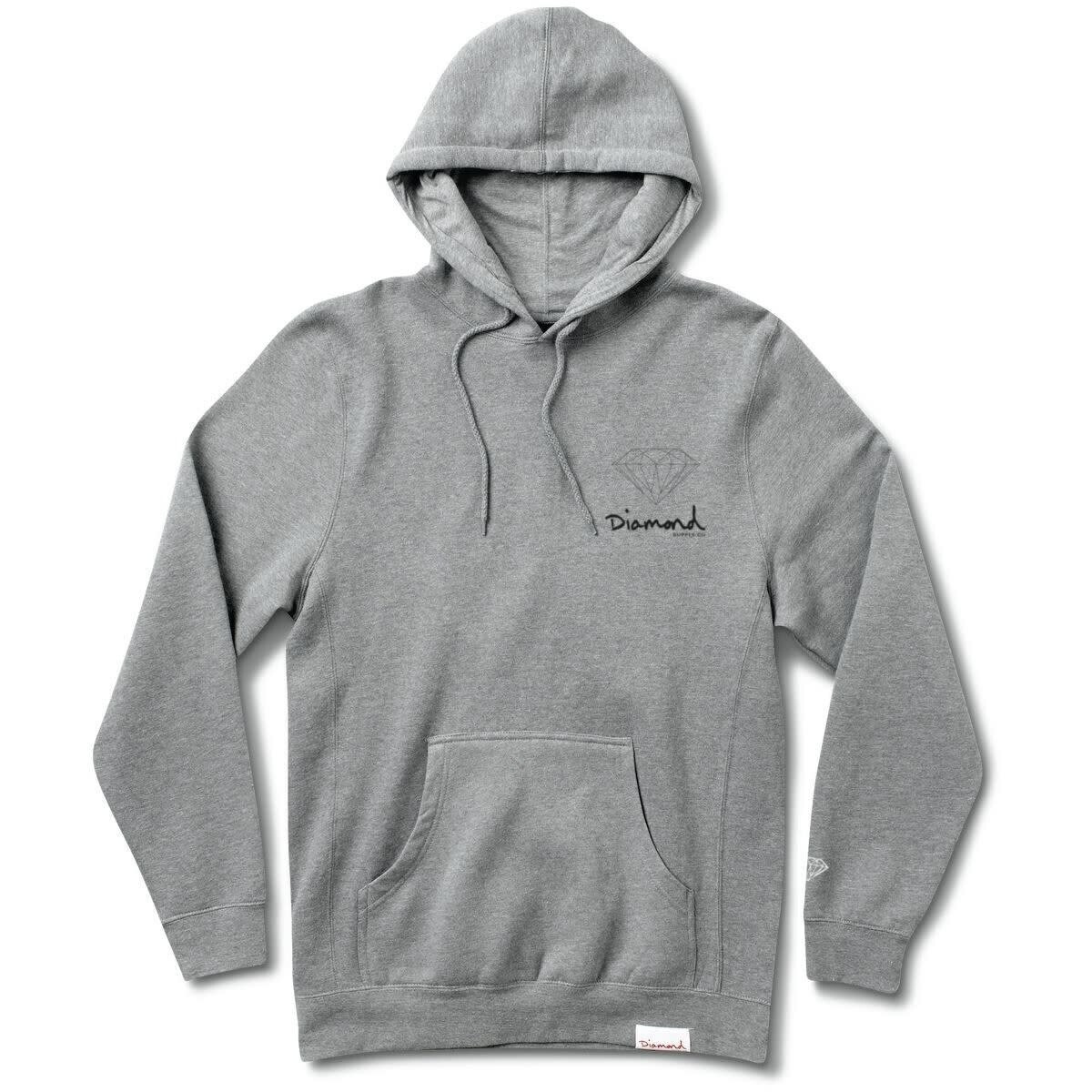 Diamond OG SIGN HOODIE	HEATHER GREY