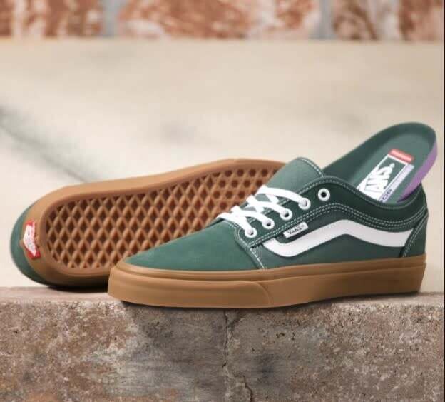 Vans Chukka Low Side stripe Jungle Green Gum