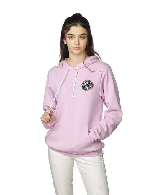 Santa Cruz Womens Strange Fisheye Dot Hood Lilac
