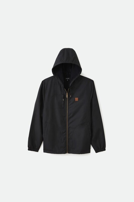 Brixton Claxton Beta Zip Hood Jacket Black