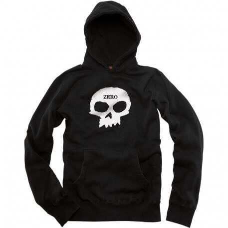Zero Single Skull Hood Black
