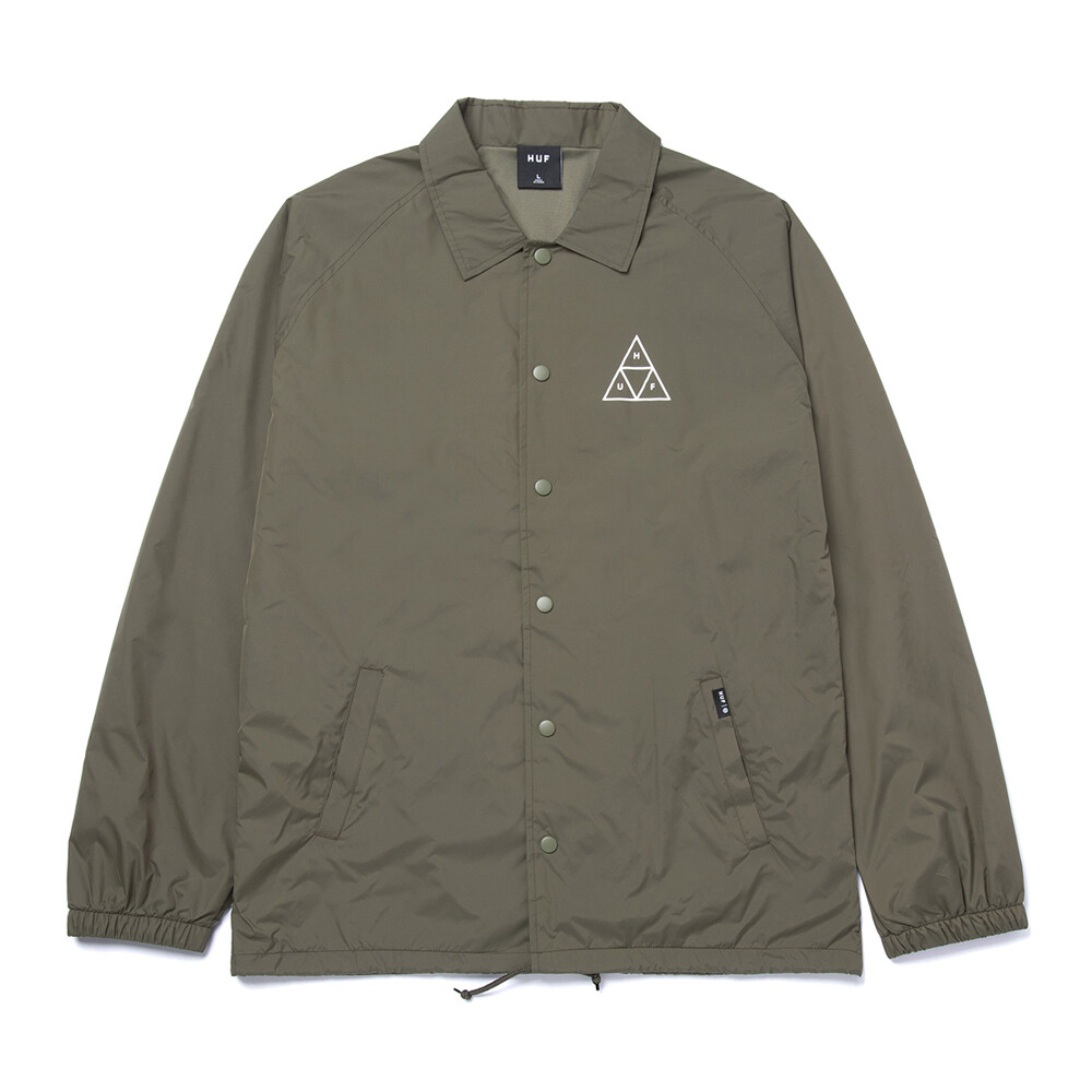 Huf Essentials TT Coach Jacket OLIVE
