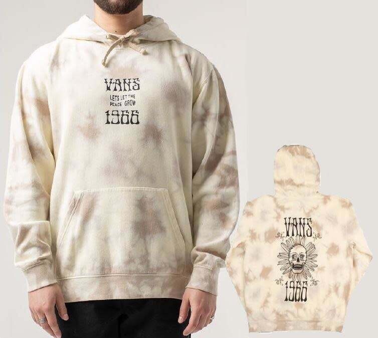 Vans SCATTERED TIE DYE PO Hood oatmeal